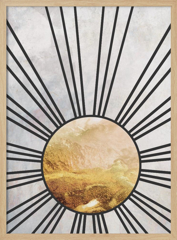 Black gold mid sun | Poster