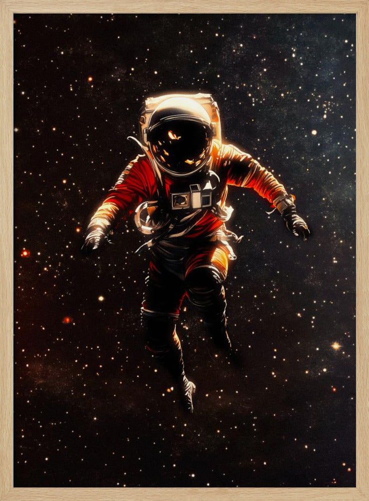An Astronaut in Space | Poster