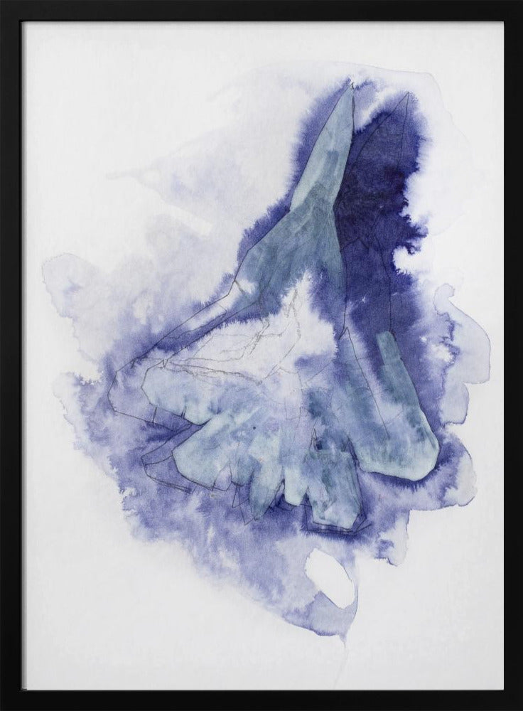 Kampfjet Study (indigo 2) | Poster