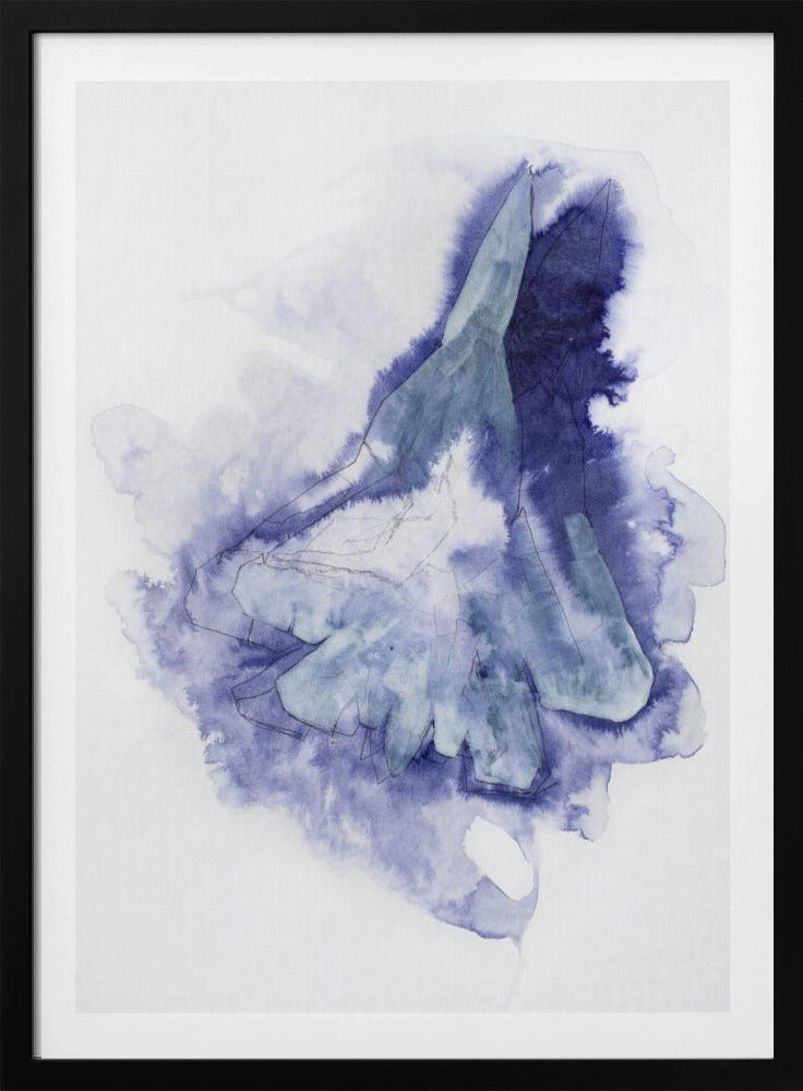 Kampfjet Study (indigo 2) | Poster