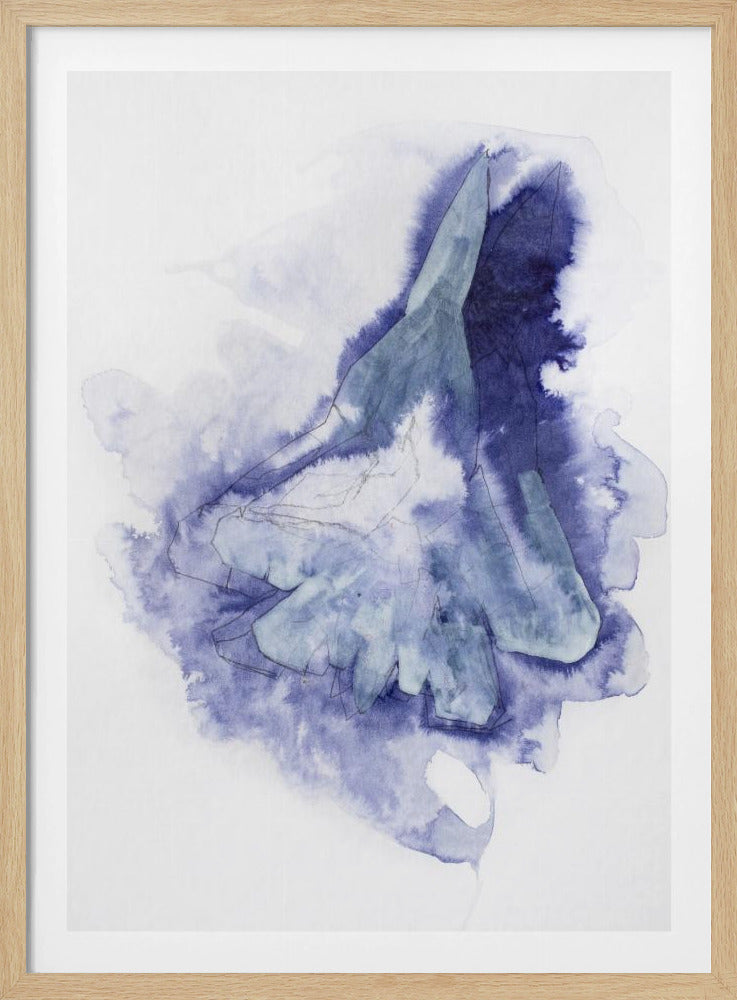 Kampfjet Study (indigo 2) | Poster