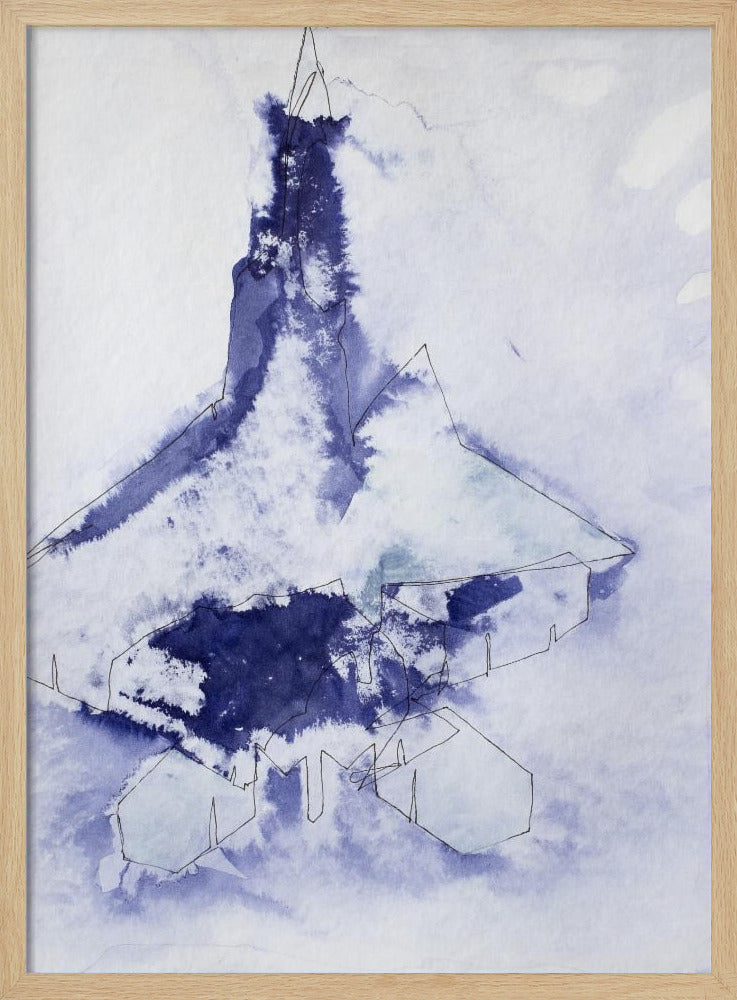 Kampjet Study (indigo 3) | Poster