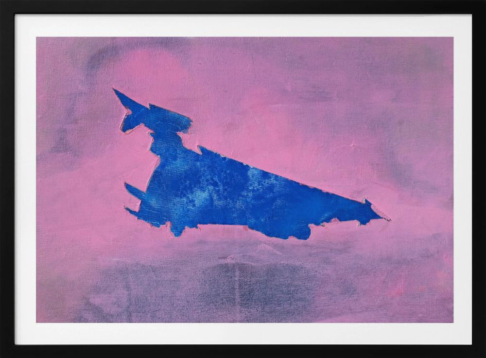 UAP, Blue, Cloudy Pink Sky | Poster