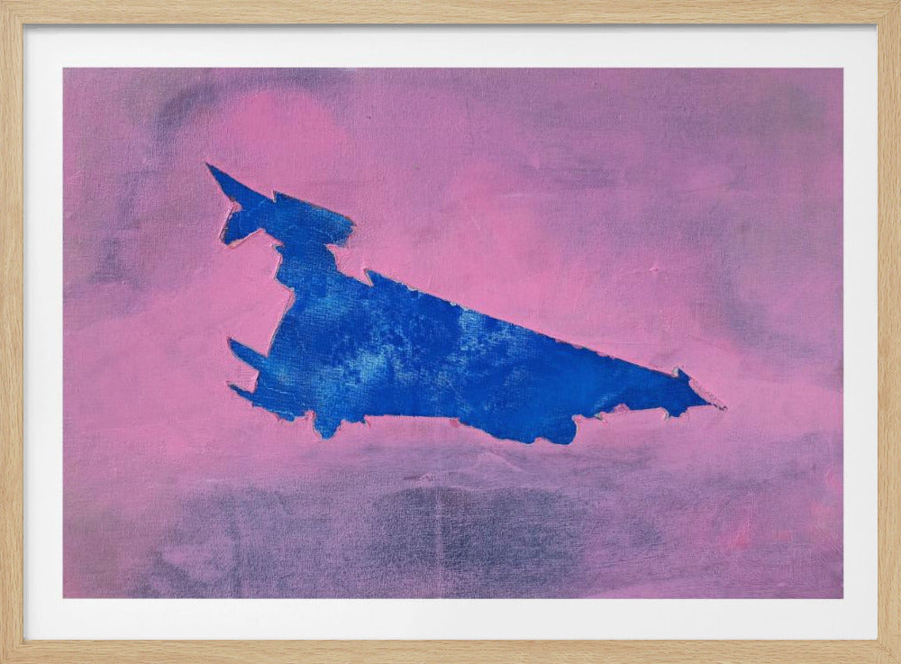 UAP, Blue, Cloudy Pink Sky | Poster