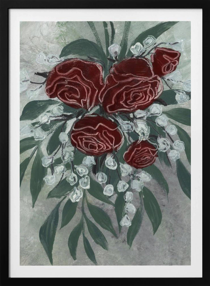 Zeldah red roses | Poster