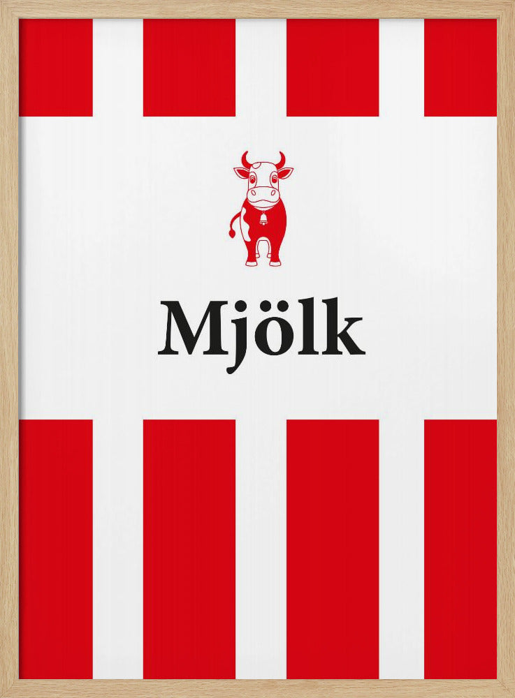 Mjölk Röd | Poster