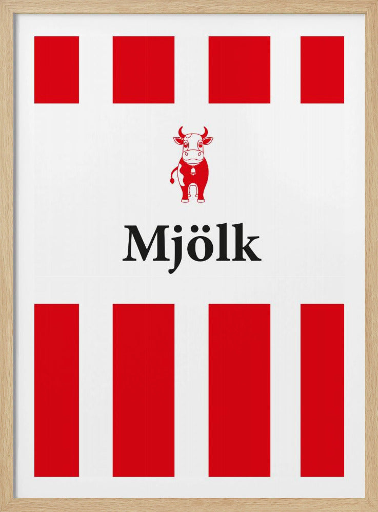 Mjölk Röd | Poster