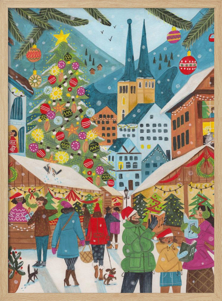 Christmas Market in the Village | Poster