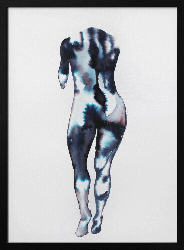 Figure Walking Away (headless) | Poster