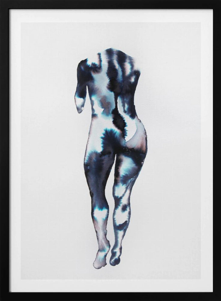Figure Walking Away (headless) | Poster