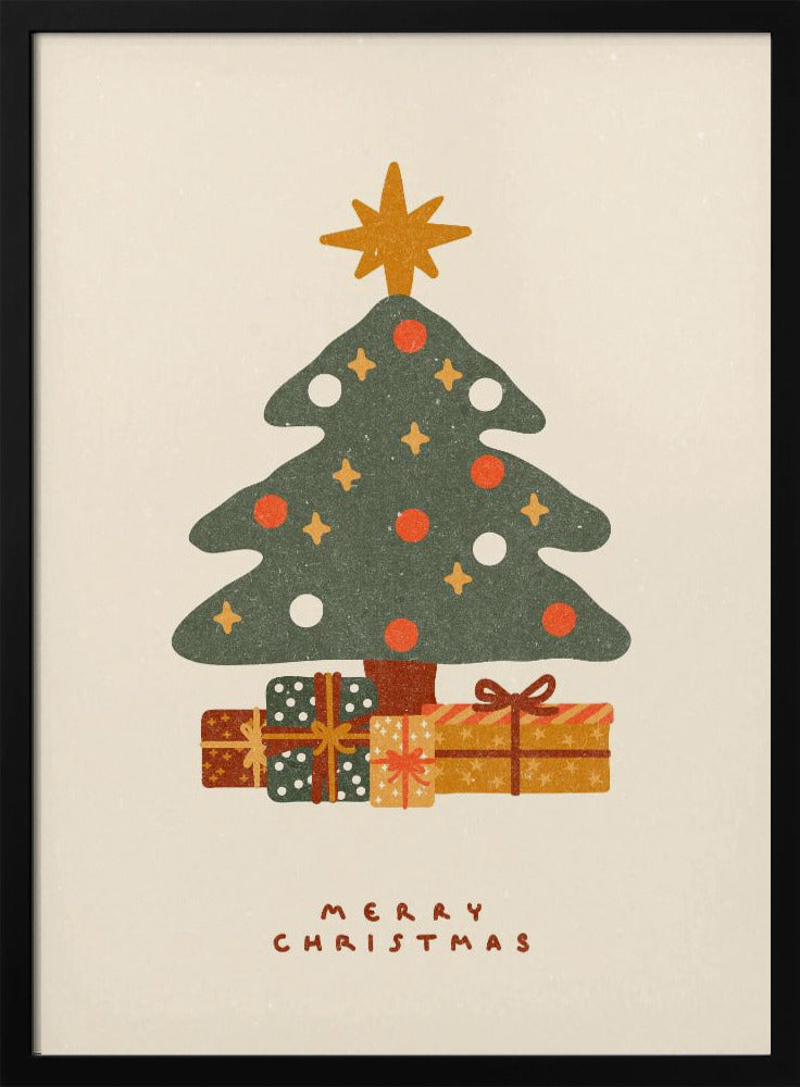 Christmas tree with gifts | Poster