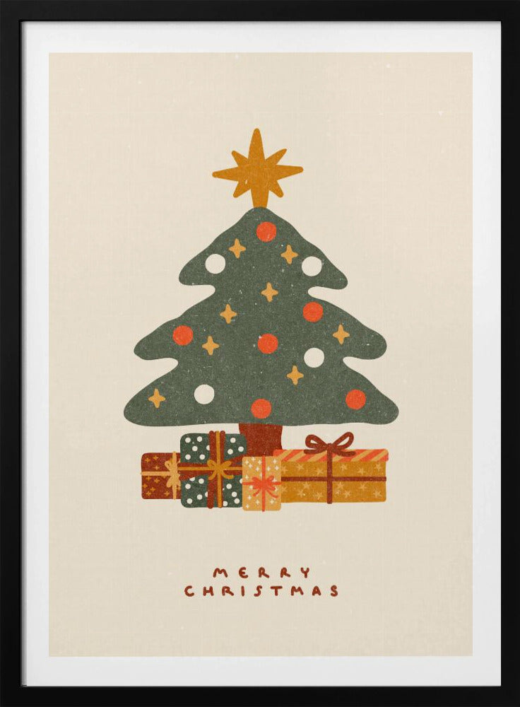 Christmas tree with gifts | Poster