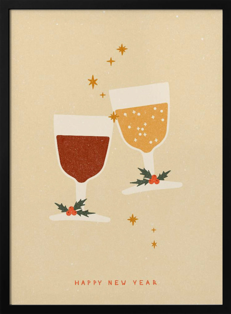Make a wish to the clinking of glasses | Poster
