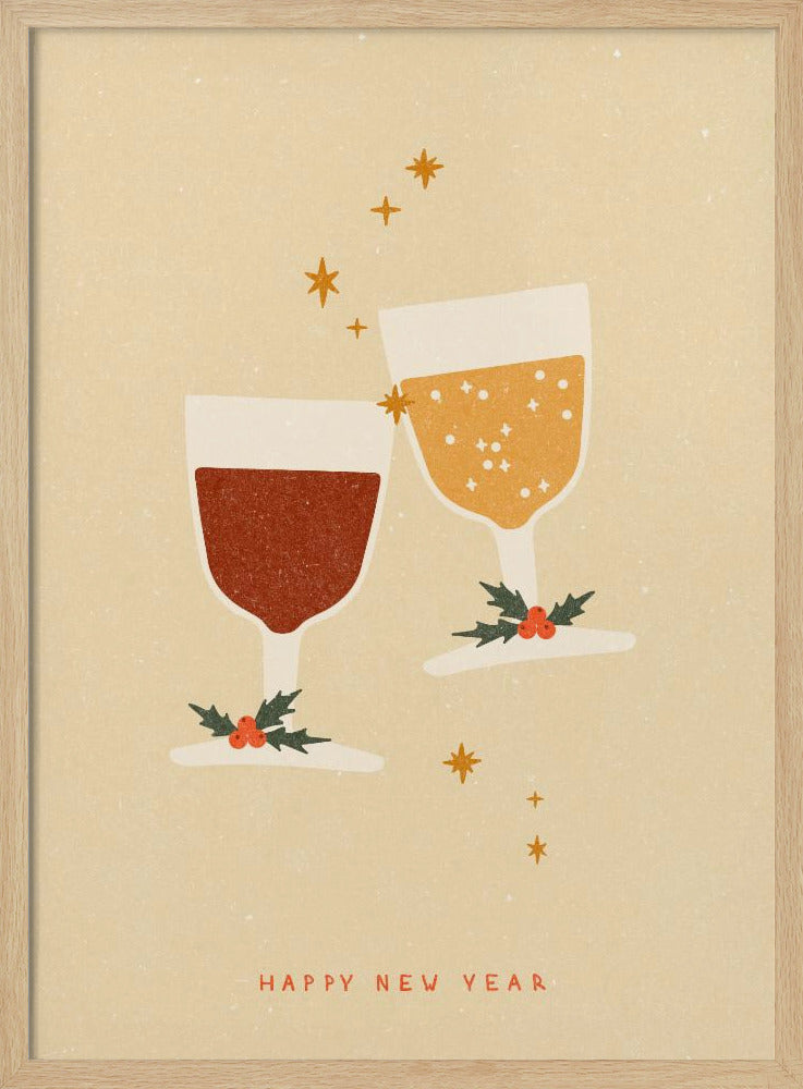 Make a wish to the clinking of glasses | Poster