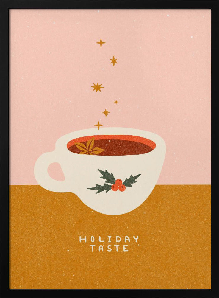 Mulled wine mug. Holiday Taste | Poster