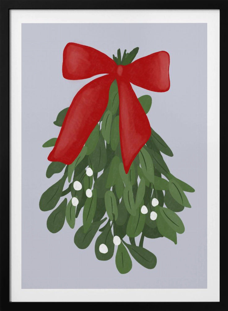 Festive Mistletoe Charm | Poster