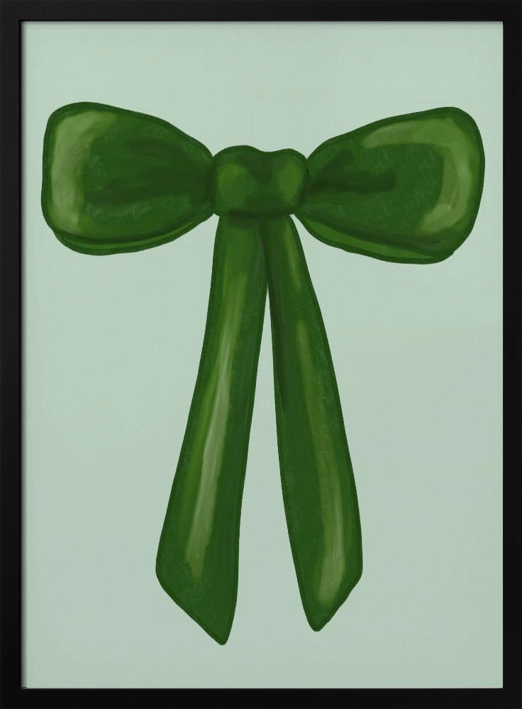 Emerald Ribbon Charm | Poster