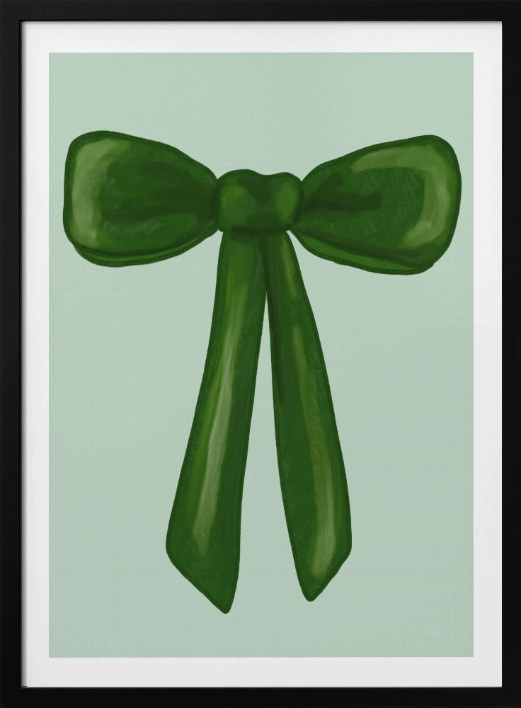 Emerald Ribbon Charm | Poster