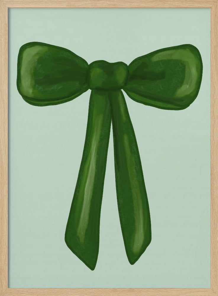 Emerald Ribbon Charm | Poster