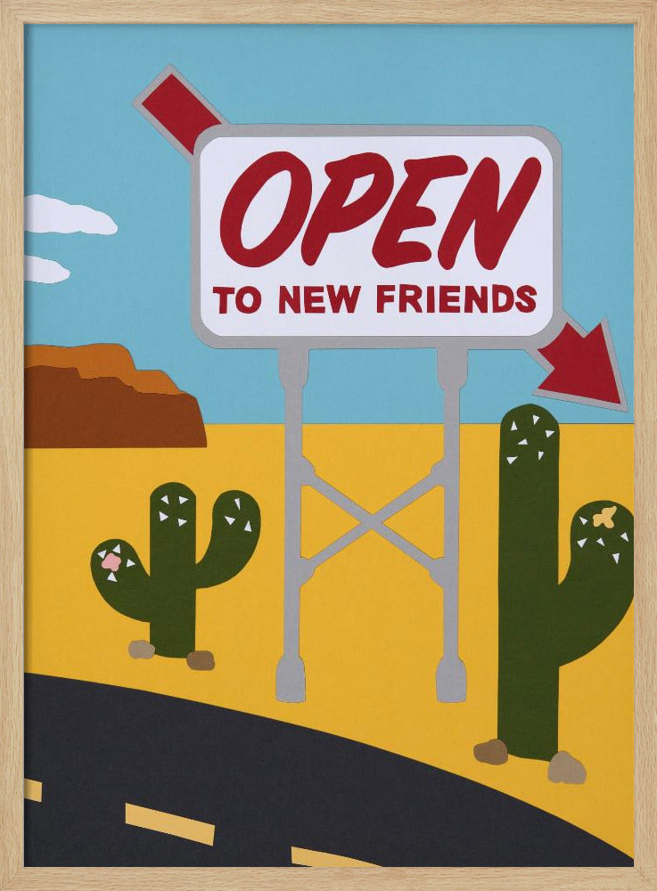 Open To New Friends | Poster