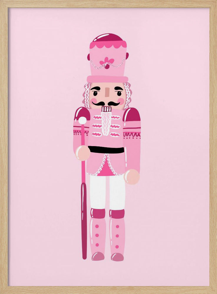 Pink Nutcracker Charm | Poster