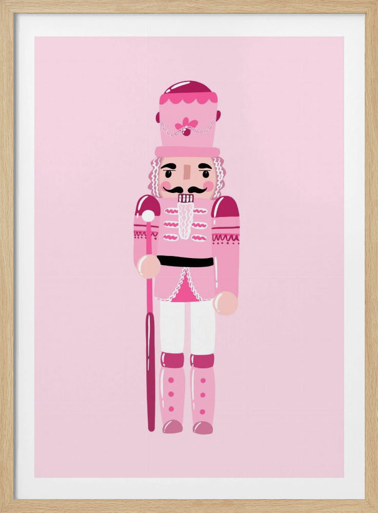 Pink Nutcracker Charm | Poster