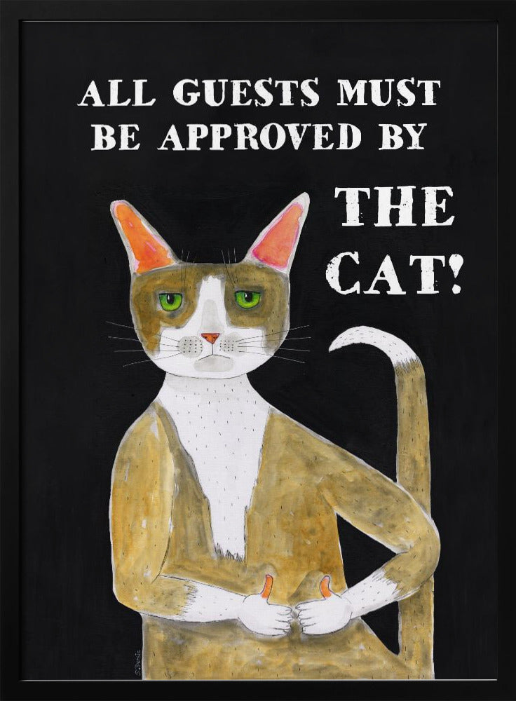 Approved by the cat | Poster