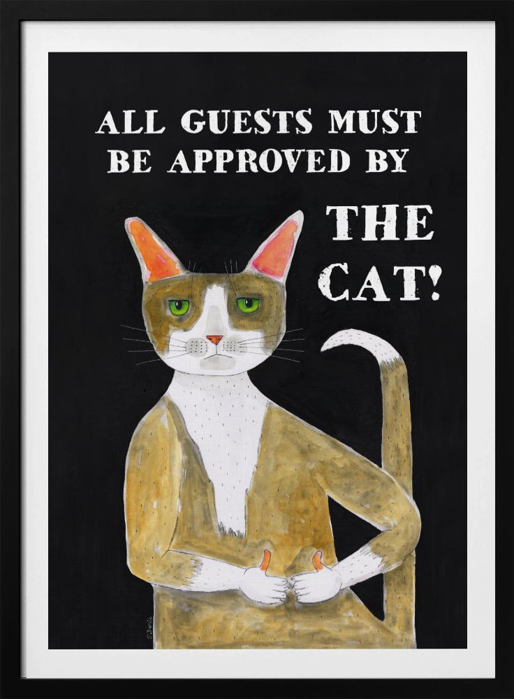 Approved by the cat | Poster