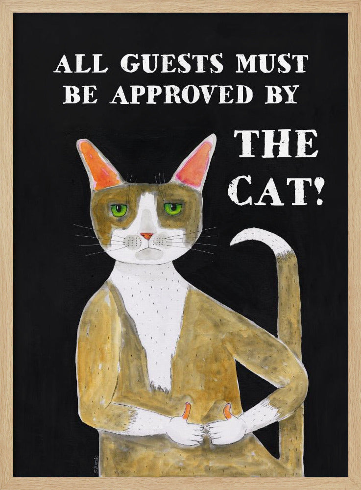 Approved by the cat | Poster