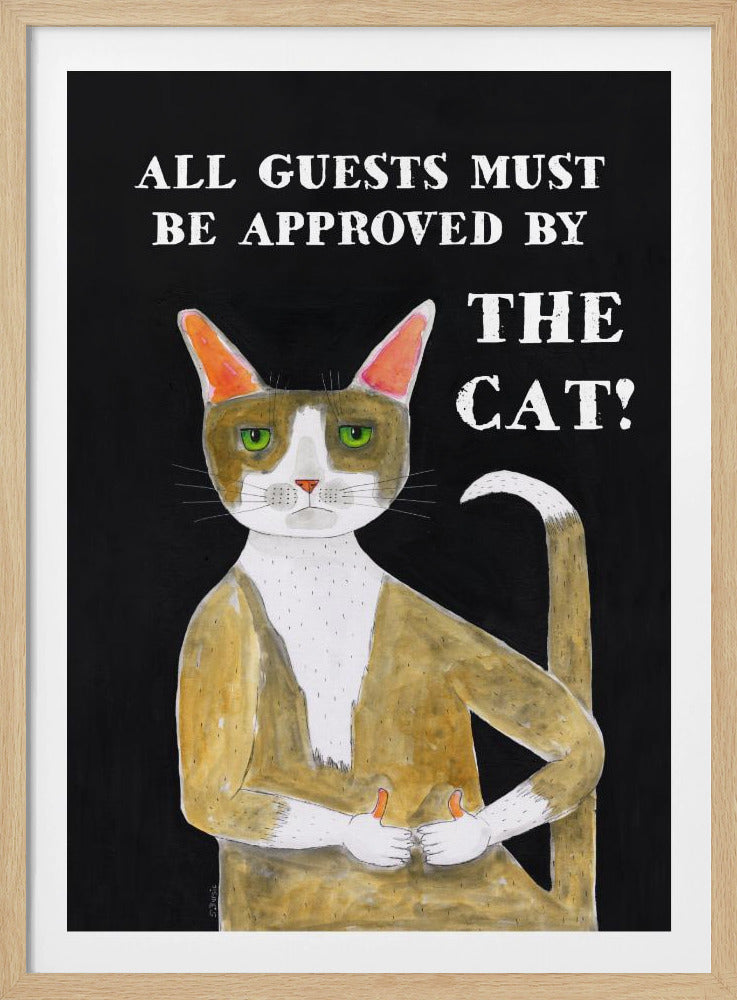 Approved by the cat | Poster