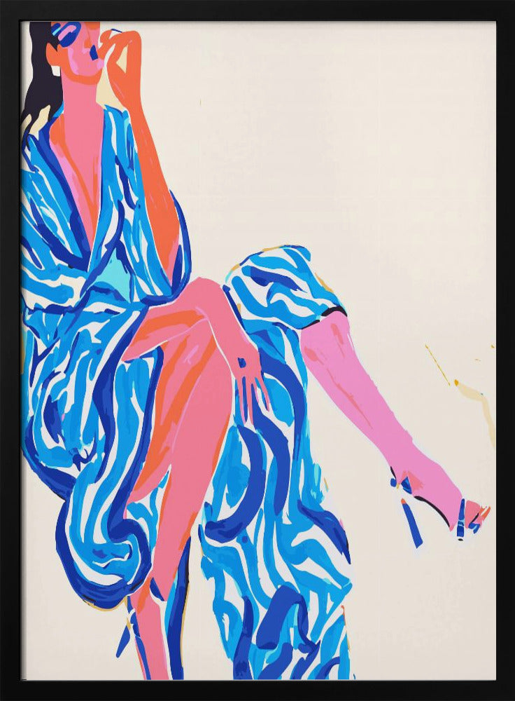 Portrait Woman in robe | Poster