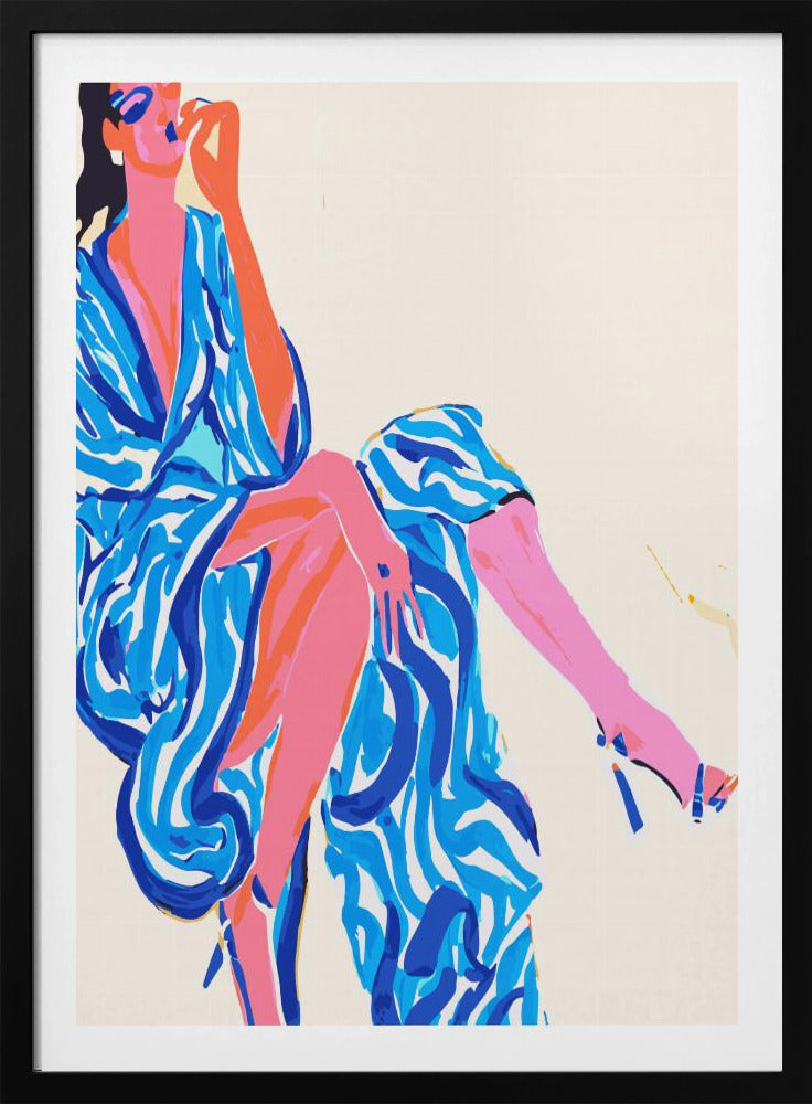 Portrait Woman in robe | Poster