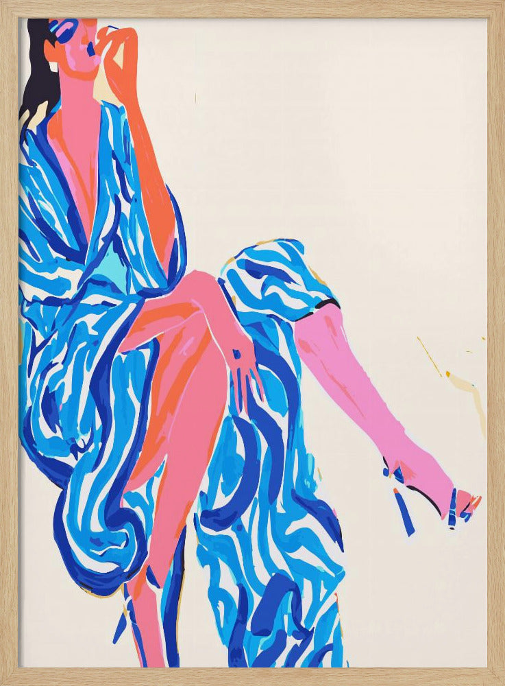 Portrait Woman in robe | Poster