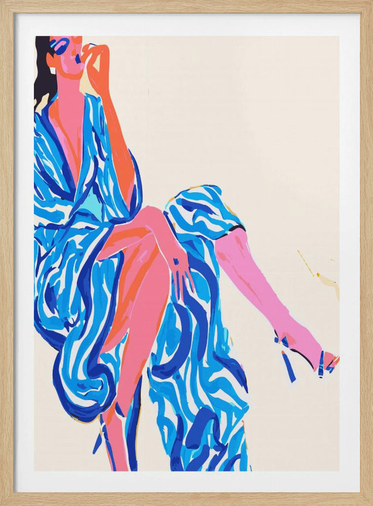 Portrait Woman in robe | Poster