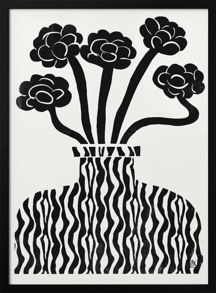 Vase and Flowers 03 | Poster