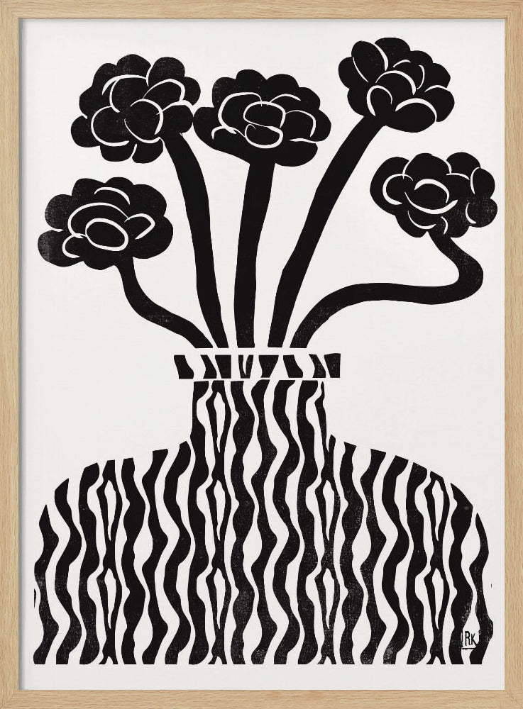 Vase and Flowers 03 | Poster