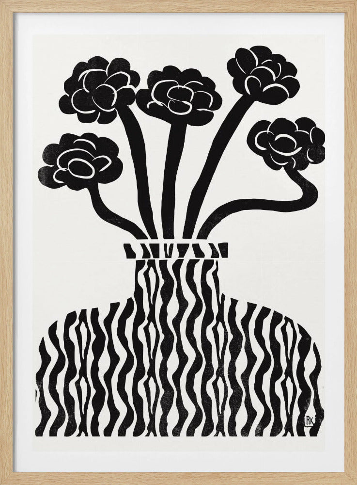 Vase and Flowers 03 | Poster