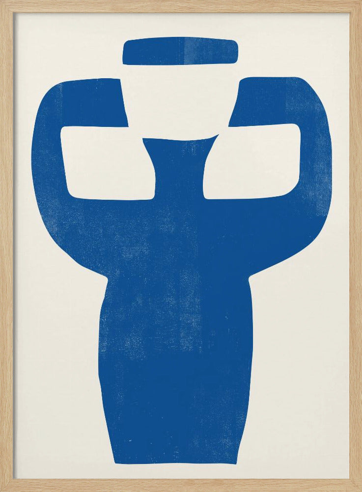 Vase Blue 04 | Poster