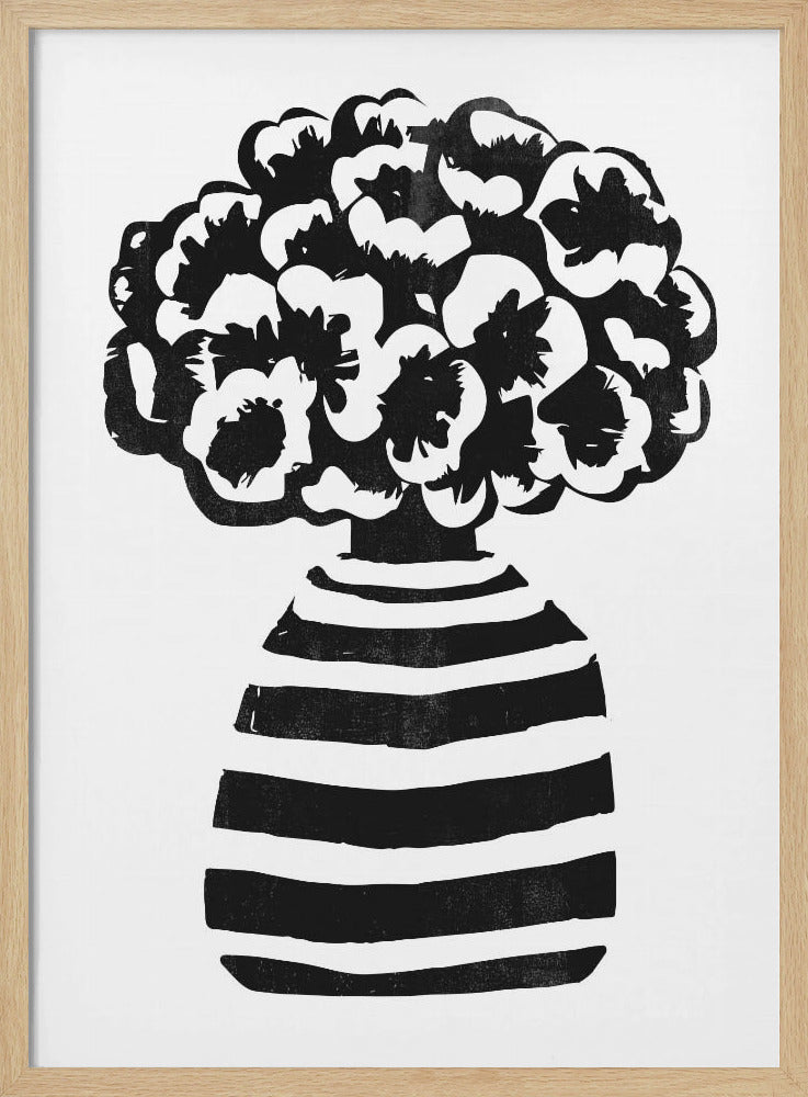 Vase Striped | Poster