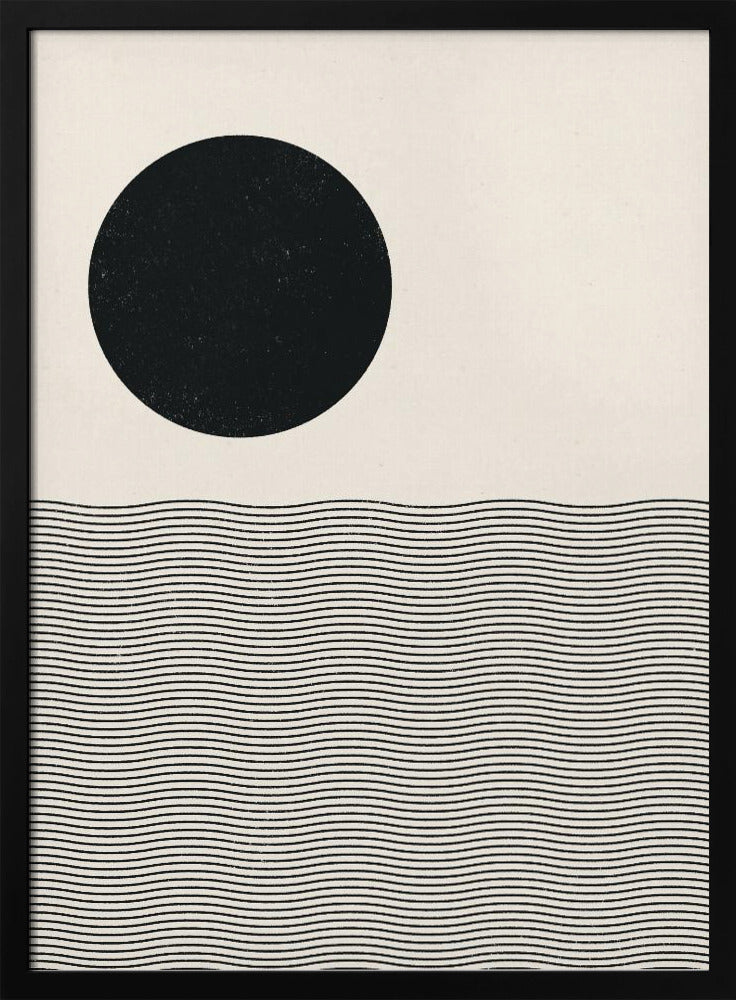 Woodblock Ocean | Poster