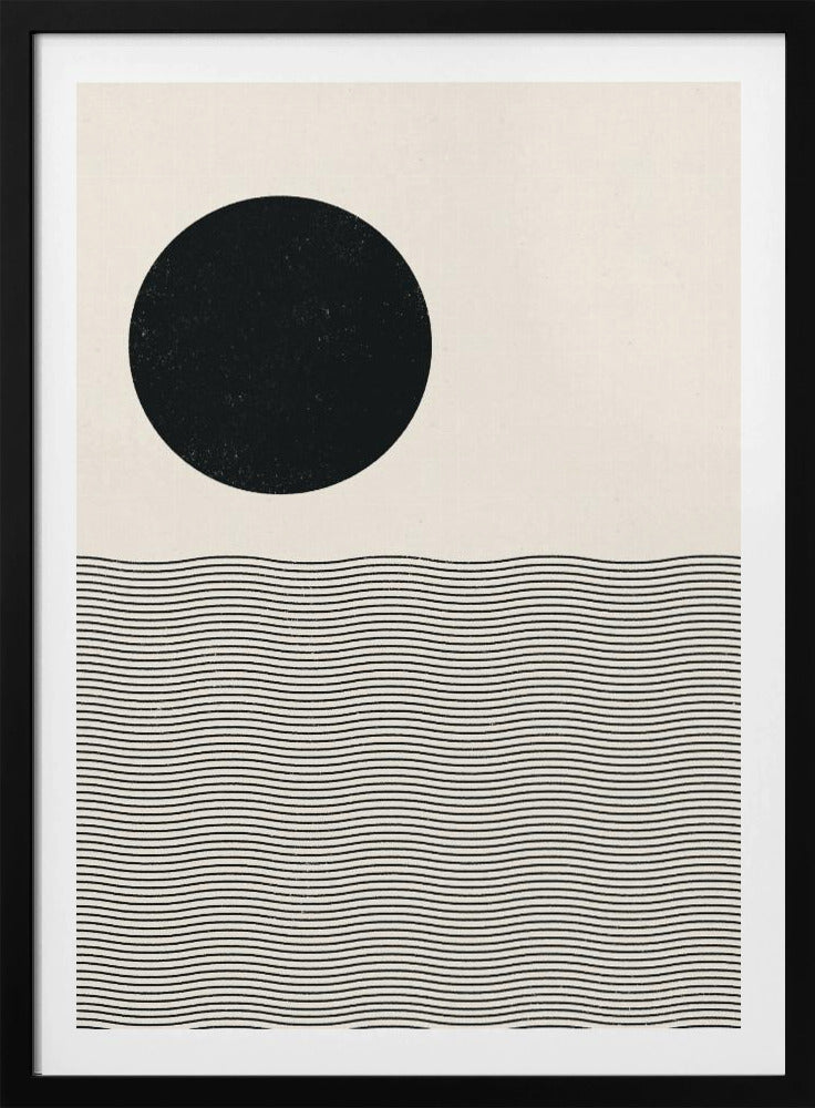 Woodblock Ocean | Poster