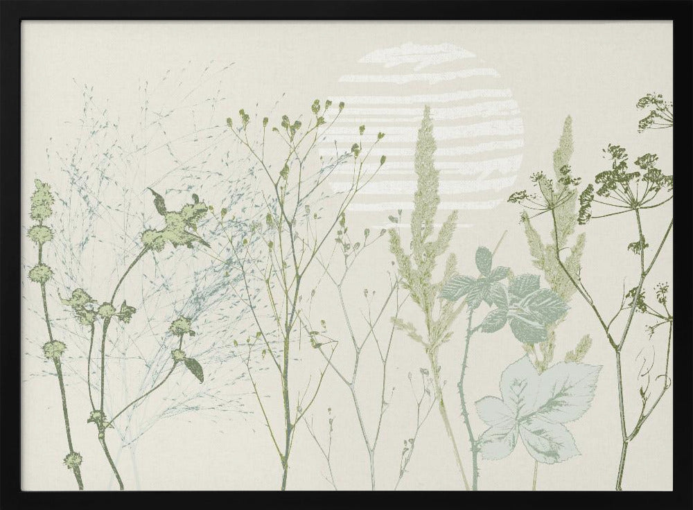 Plant based calming atmosphere natural green | Poster