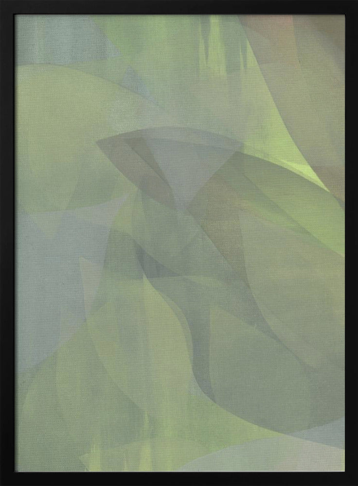 Soft Pastel Leaves 2 | Poster