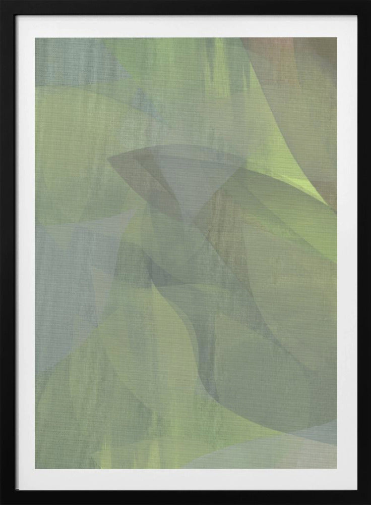 Soft Pastel Leaves 2 | Poster