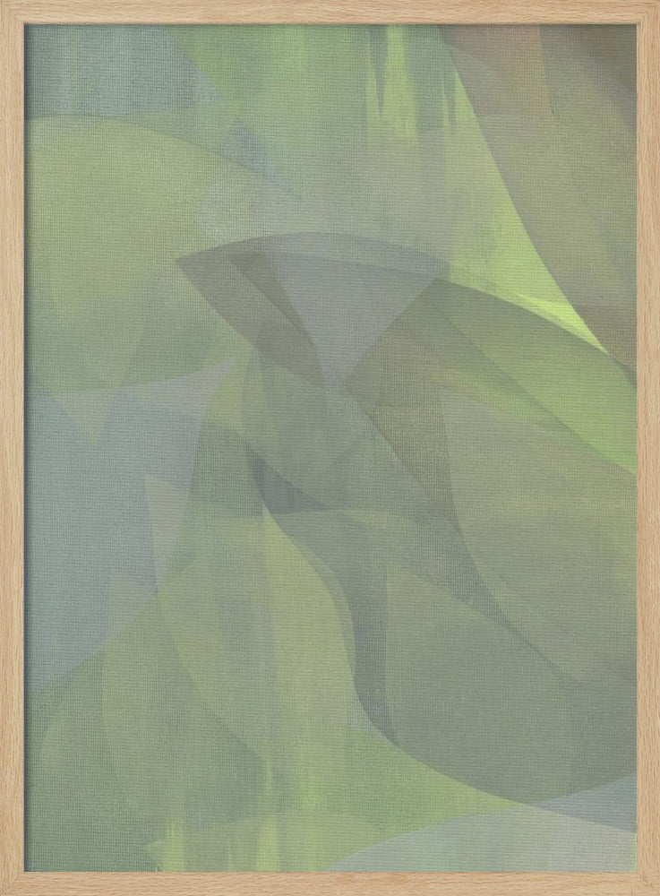 Soft Pastel Leaves 2 | Poster