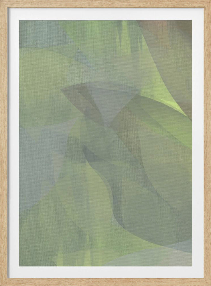 Soft Pastel Leaves 2 | Poster