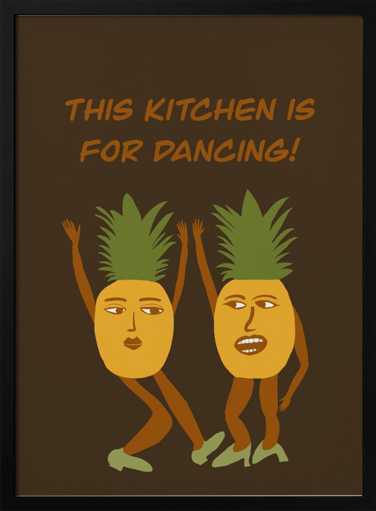 Dancing pineapples | Poster