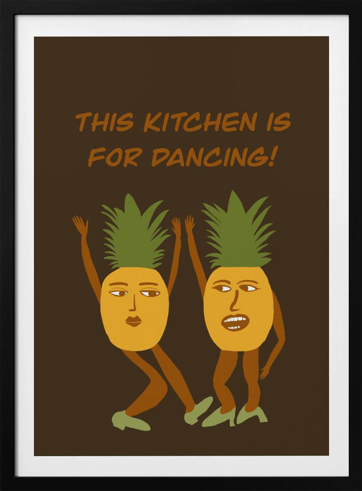 Dancing pineapples | Poster