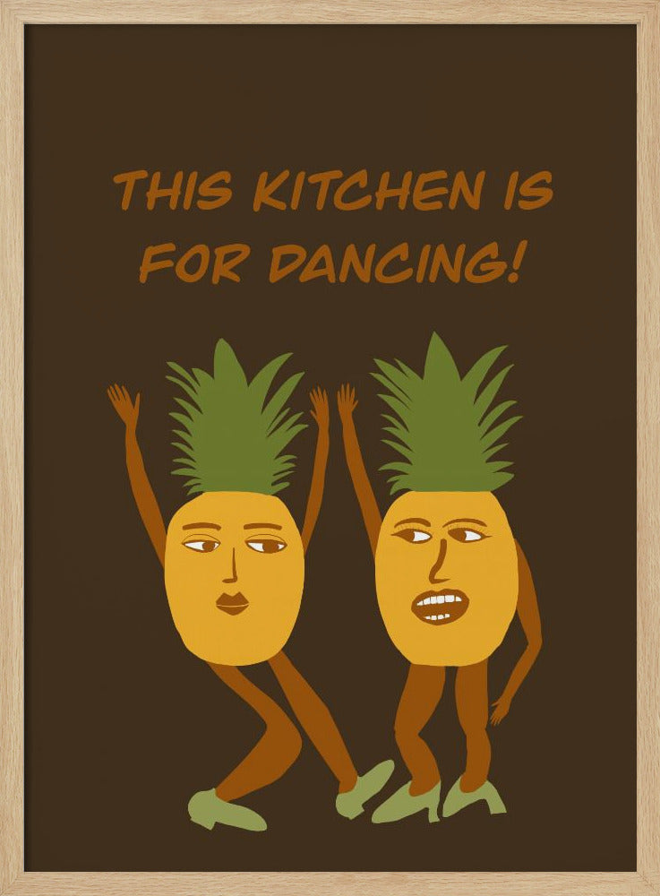 Dancing pineapples | Poster