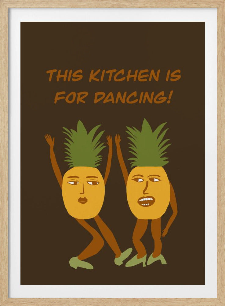 Dancing pineapples | Poster